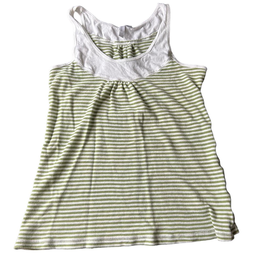 Old Navy Tank Top Size Medium Green Striped